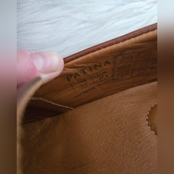 Portland Leather Goods Womens leather Patina loafers in cognac | size 7.5 NWOT - Picture 6 of 8